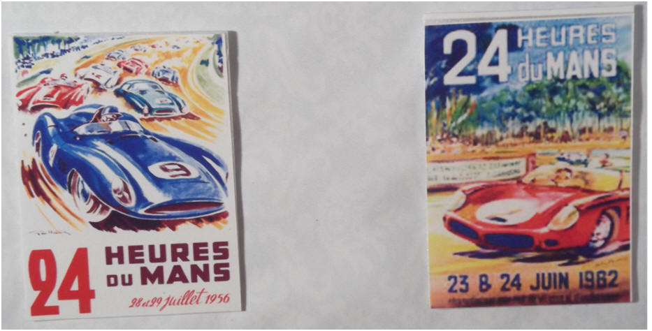 1956 and 1962 Le Mans posters