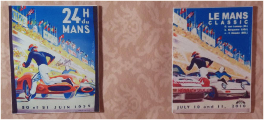 1959 and 2010 Le Mans posters